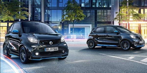 Daimler re-brands their Smart ED electric car to be the first electric vehicle under their new Mercedes Benz Cars EQ brand