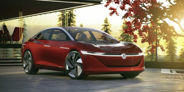 Volkswagen unveils their I.D. VIZZION electric concept vehicle, showcasing their vision of their future brand’s fully autonomous electric cars